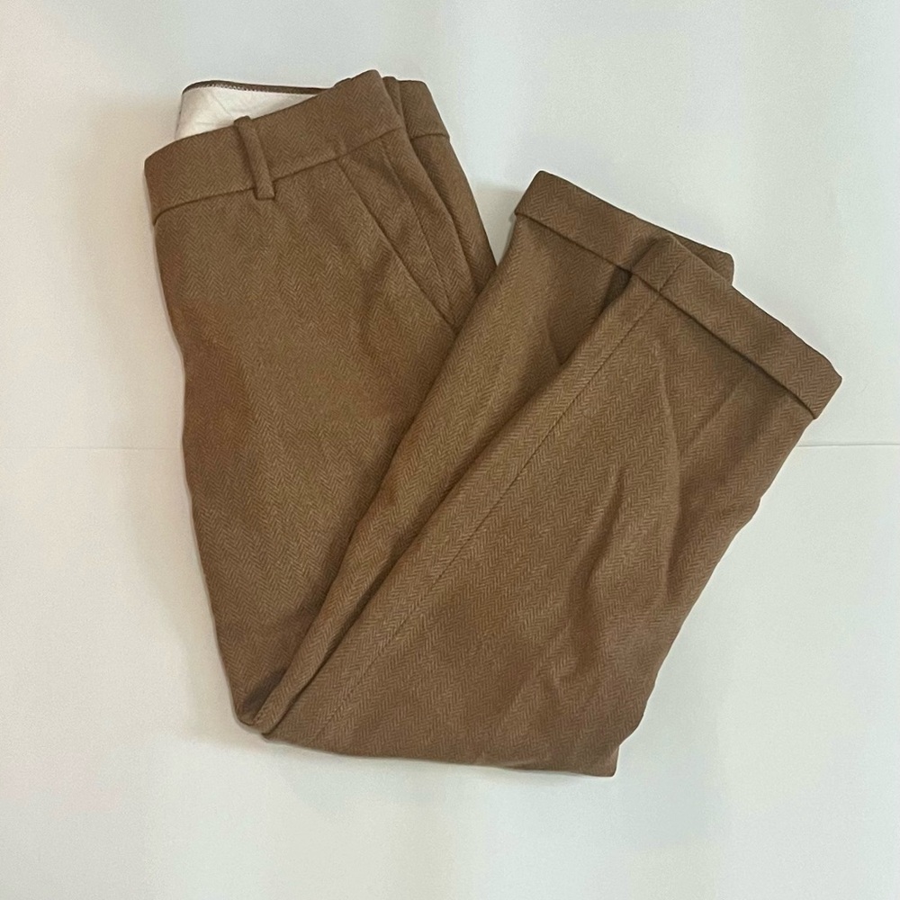 J. Crew Brown “Café Capri” Dress Pants